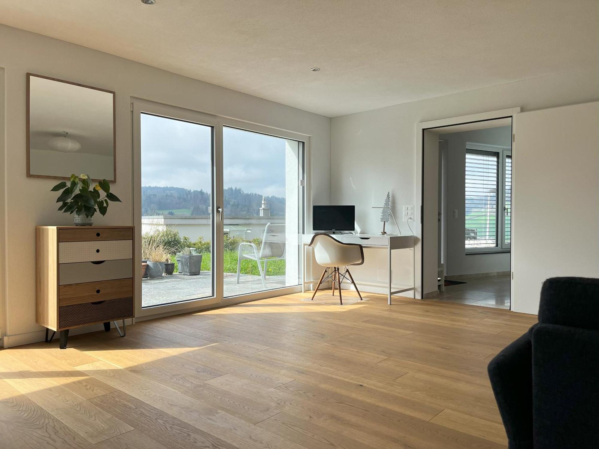 Gartenwohnung Im Modernen Stil Unterkulm Kültér fotó